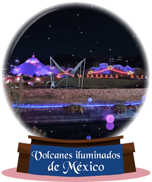 Volcanes iluminados de México